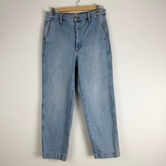Madewell Tapered High Rise Jean Denim Paulsen Wash 30 AJ224 - Picture 2 of 10